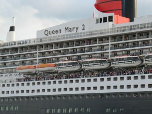 Auslaufen Queen Mary